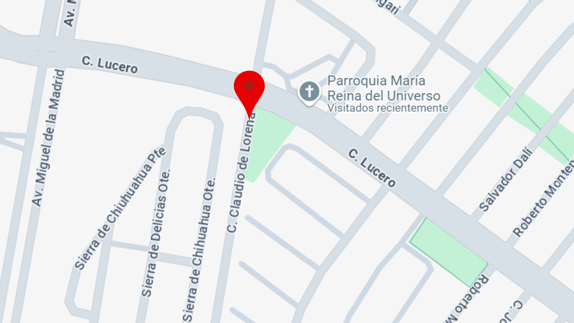 mapa de ubicacion hely en las segundas de la lucero Ciudad Juarez
